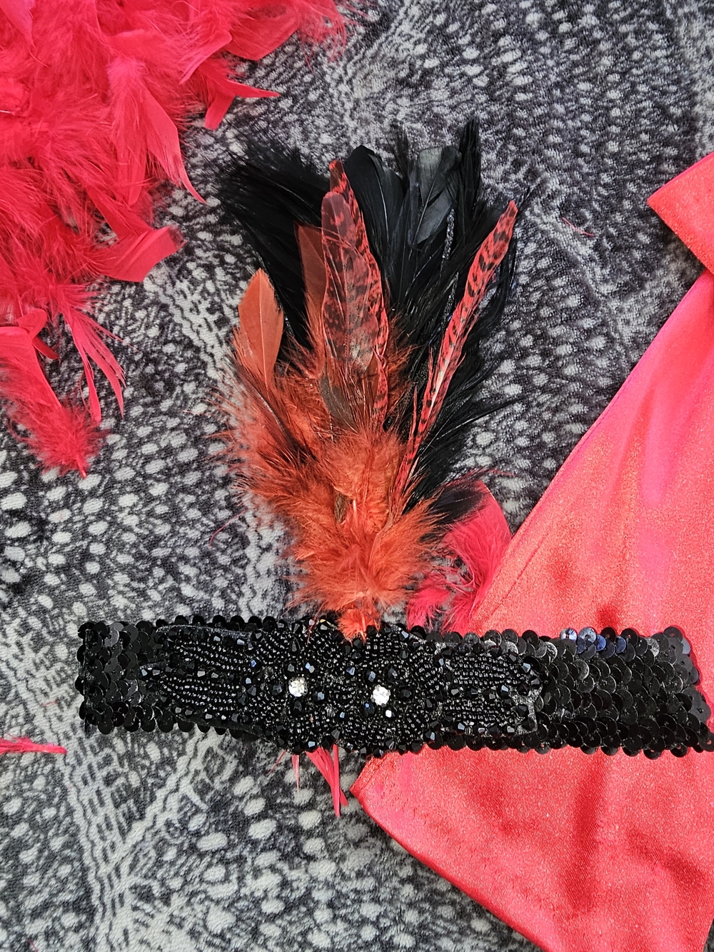 1920s Flapper Great Gatsby Accessories Fashion Roaring 20s Theme Set - Picture 4 of 17
